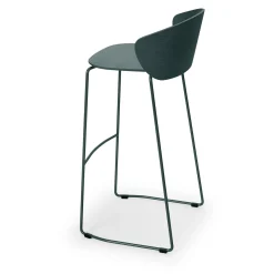 Sgabello da bar verde scuro non in legno #2