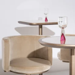 Sgabello da bar Virna di Ciarmoli Queda Studio