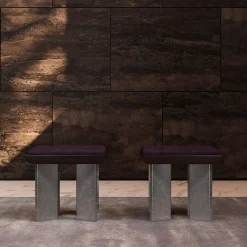 Sgabello Diphros I Plum