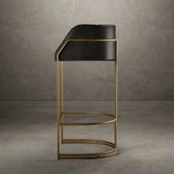 Sgabello Déjà Vu nero