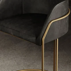 Sgabello Déjà Vu nero