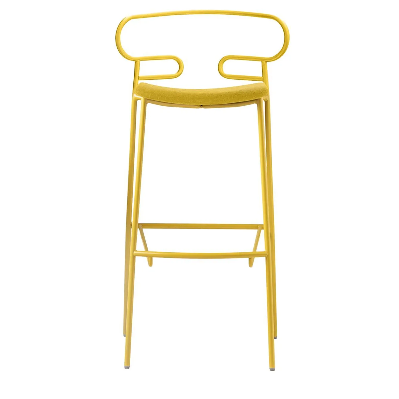 Sgabello Genoa Total Yellow di Cesare Ehr