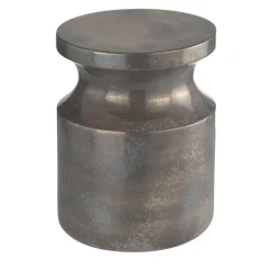 Sgabello Hya A in ceramica grigia