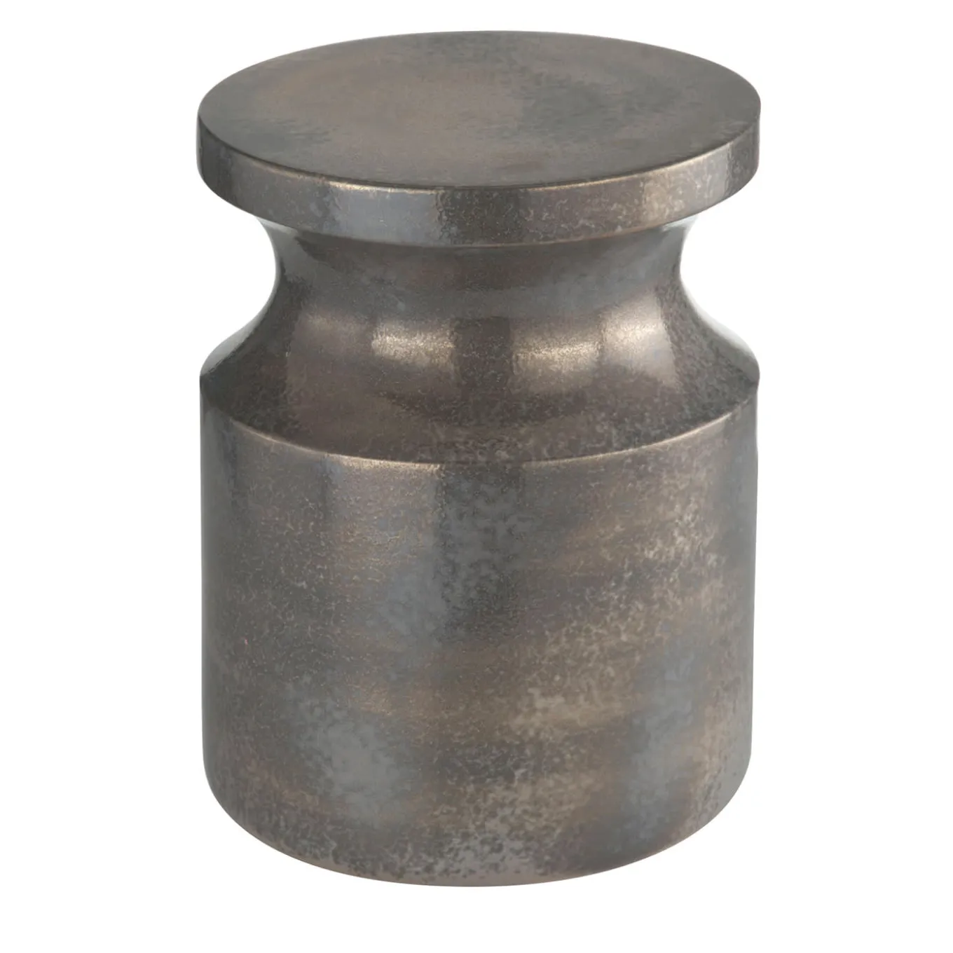 Sgabello Hya A in ceramica grigia