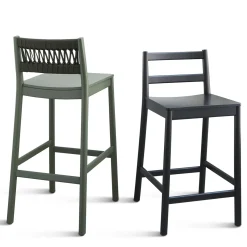 Sgabello Julie Black di Emilio Nanni