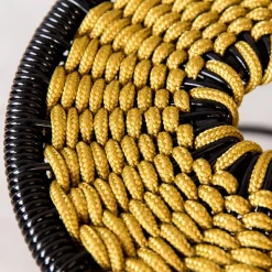 Sgabello Le Rossette Piccolo in Ottone