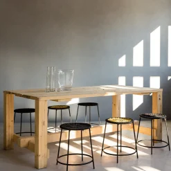 Sgabello Le Rossette Piccolo in Ottone