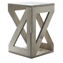 Sgabello Pitagora Platinum di Antonio Saporito