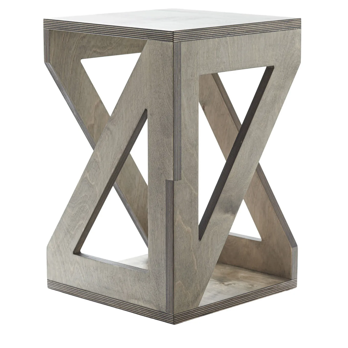 Sgabello Pitagora Platinum di Antonio Saporito