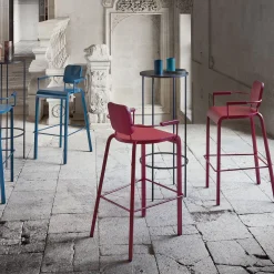 Sgabello Rock Red di Marc Sadler