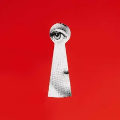 Sgabello Serratura Red