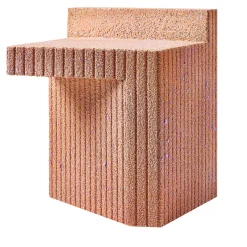 Sgabello Zaccaria arancione di Patricia Urquiola