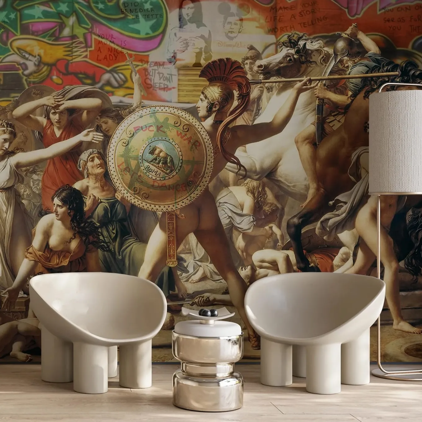 Smoking Marco Battaglini Carta da parati