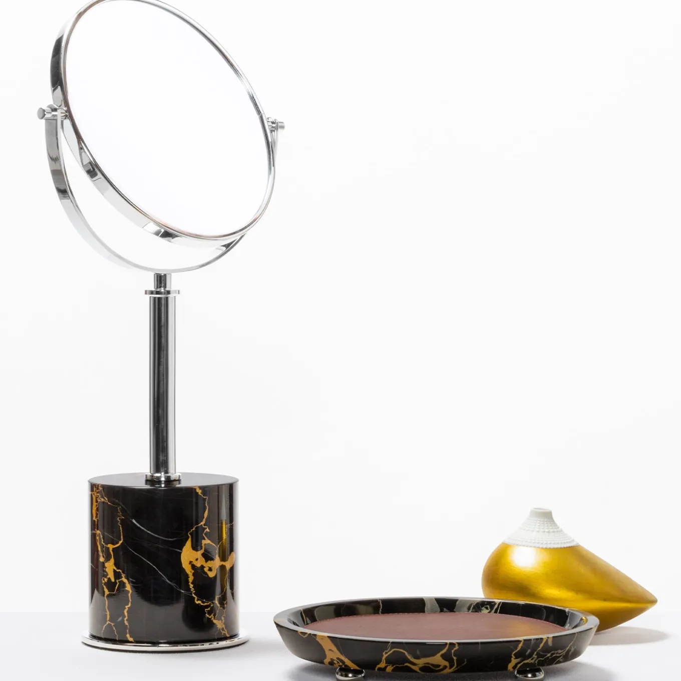 Specchio autoportante in marmo Positano #4