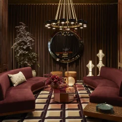 Specchio Calliope in bronzo