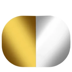 Specchio da parete Bent S di Matteo Zorzenoni