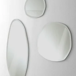 Specchio da parete in pietra #1 di Norberto Delfinetti