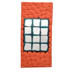 Specchio da Parete Mirror 3 arancione di Gaetano Pesce