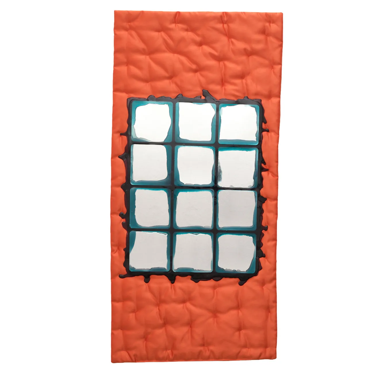 Specchio da Parete Mirror 3 arancione di Gaetano Pesce