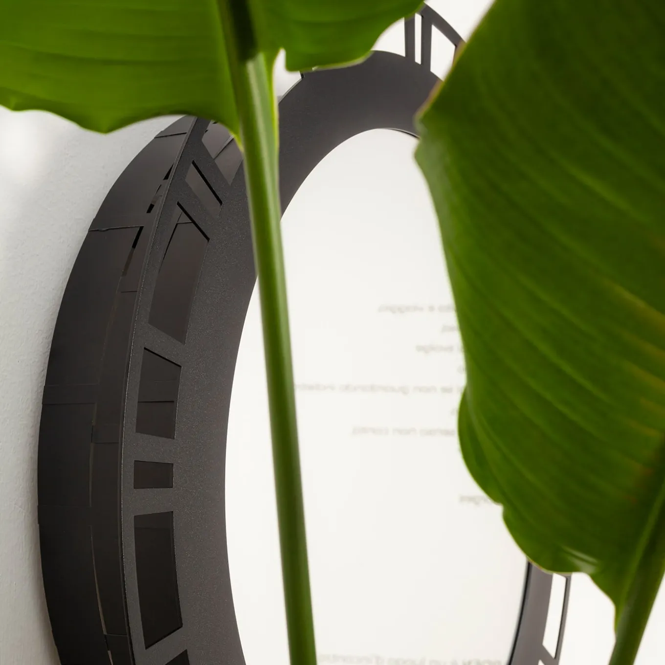 Specchio da Parete Nero Solisumbra