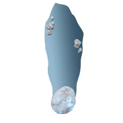 Specchio da pavimento B-15a