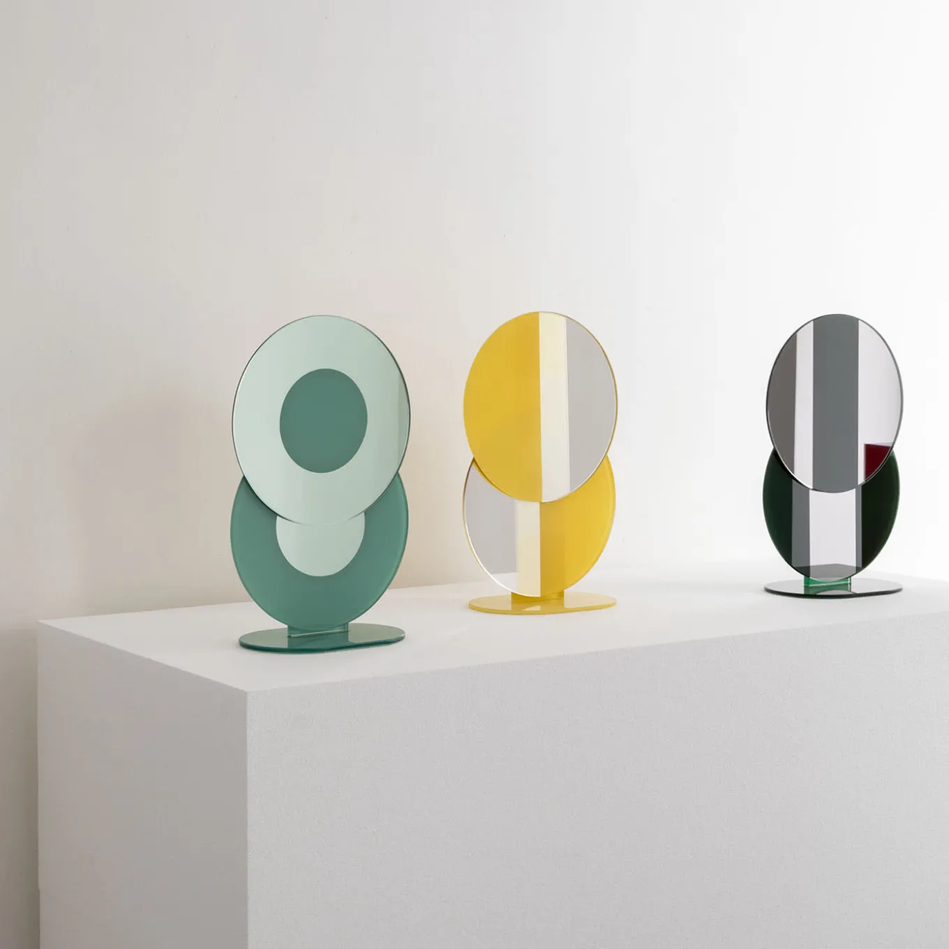 Specchio da tavolo Minima Small Green
