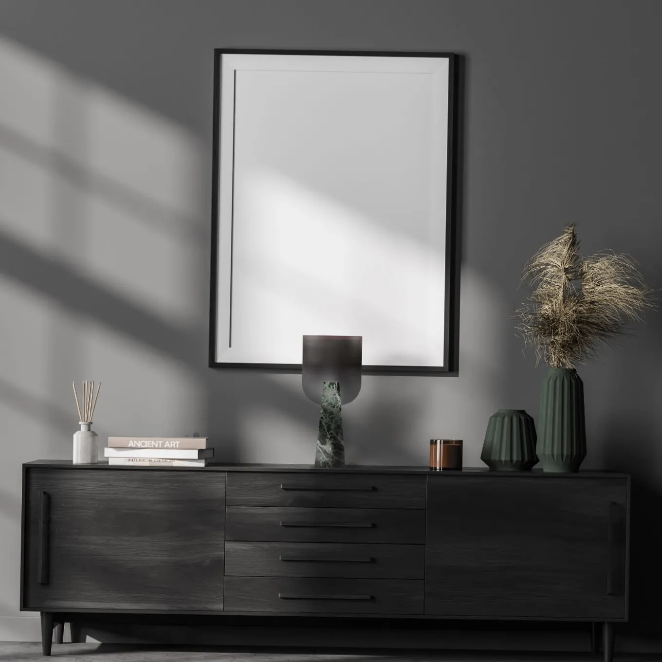 Specchio da tavolo Ophelia Verde Alpi