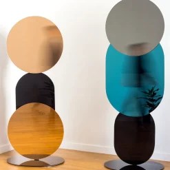 Specchio da terra Equilibrista BM di Giovanni Botticelli x Swing Design Gallery