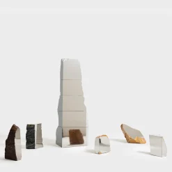 Specchio Immersione in Marmo Portoro