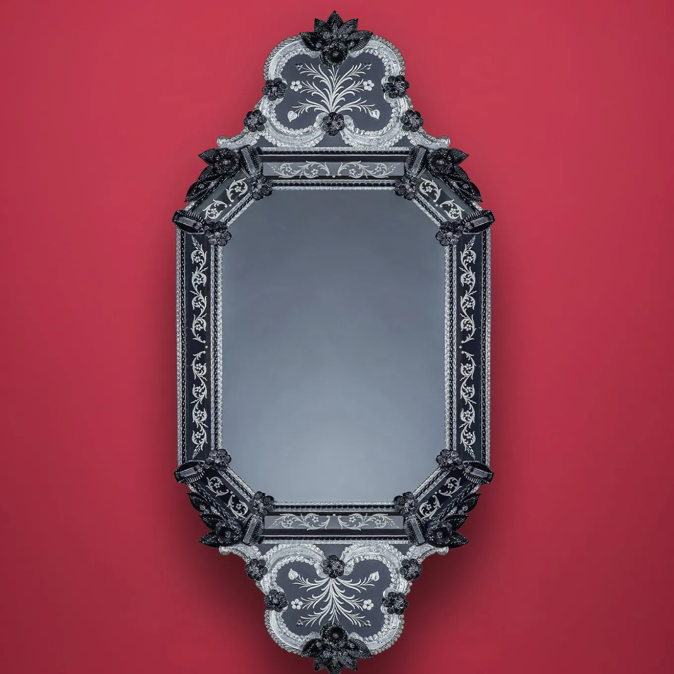 Specchio in vetro di Murano San Trovaso