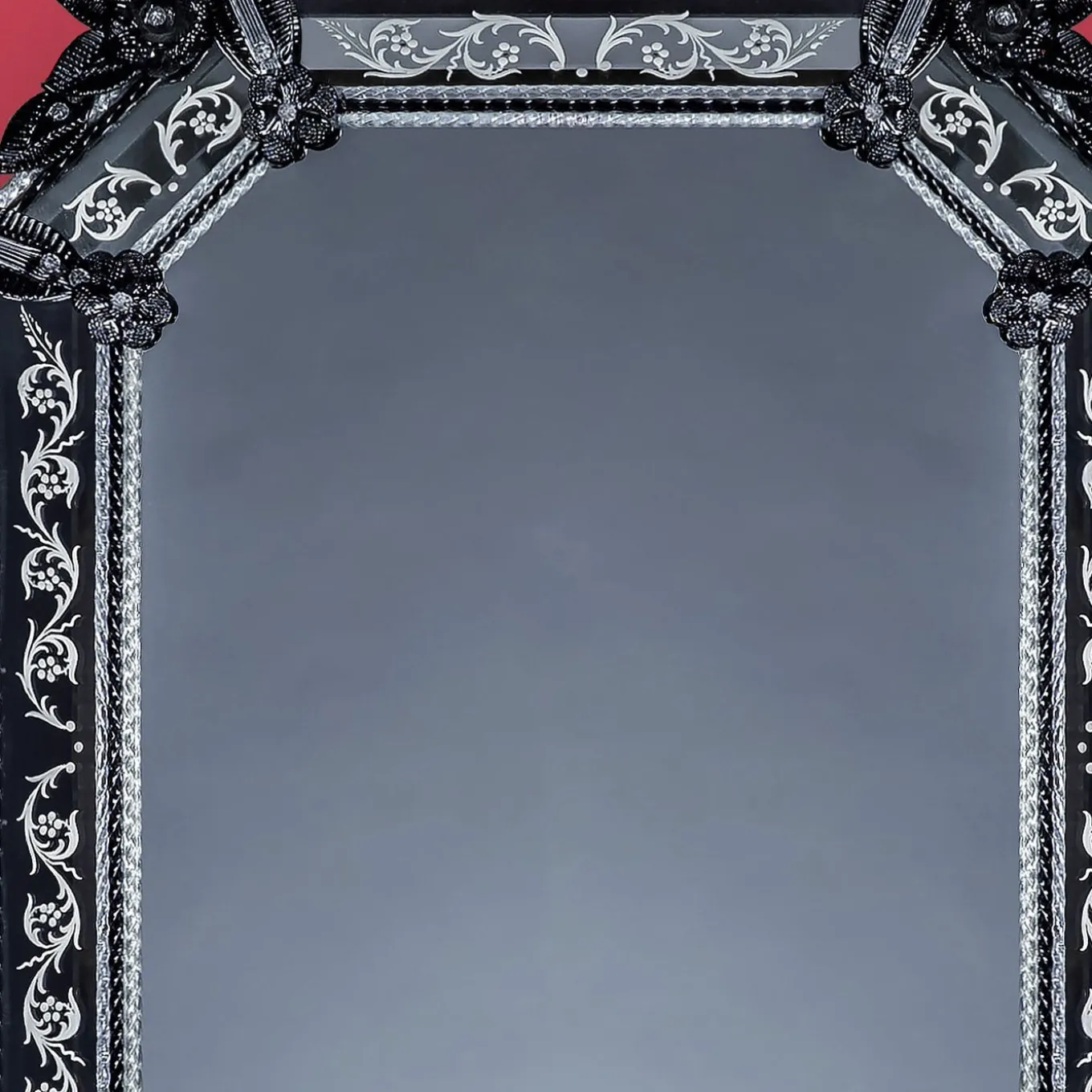 Specchio in vetro di Murano San Trovaso