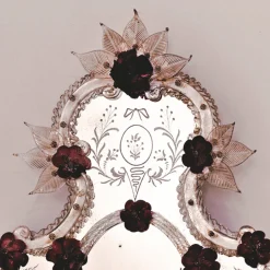 Specchio in vetro di Murano Venier