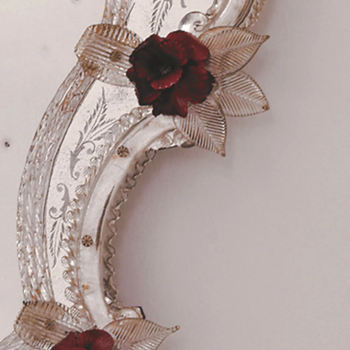 Specchio in vetro di Murano Venier