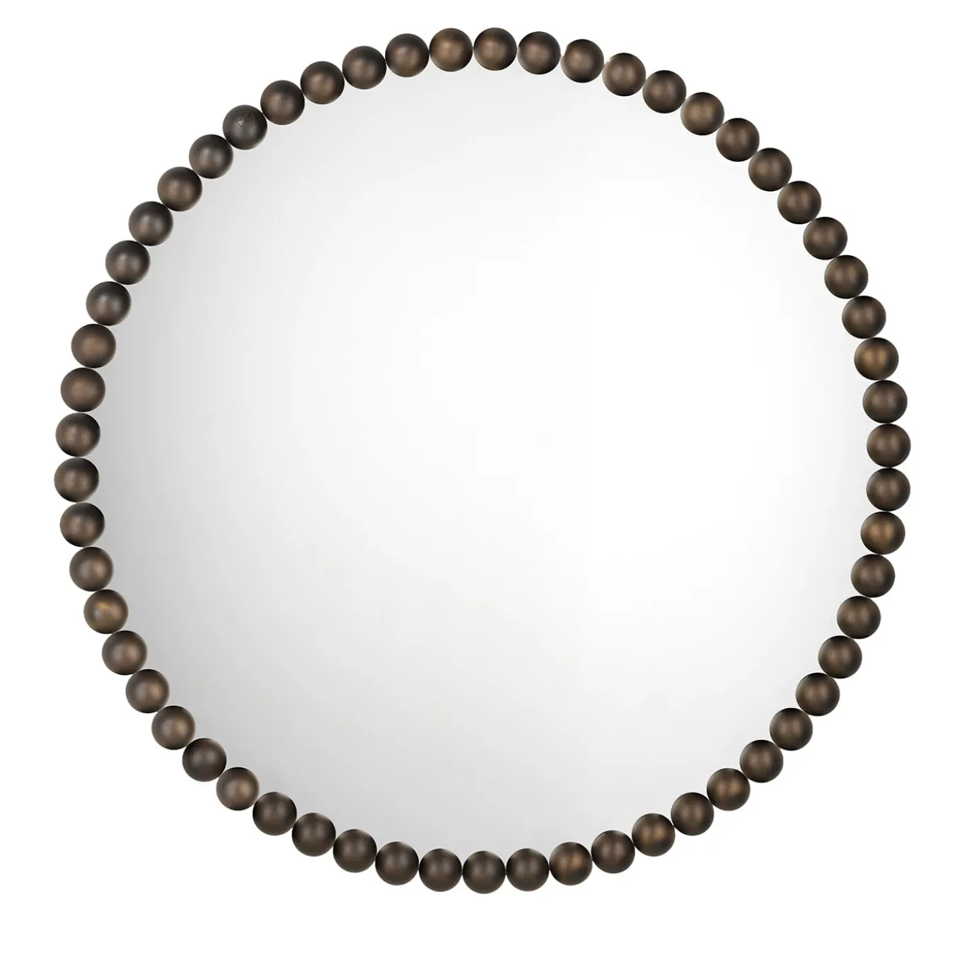 Specchio rotondo grande in bronzo Gioiello di Nika Zupanc