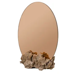 Specchio rotondo Rosa-Rosæ