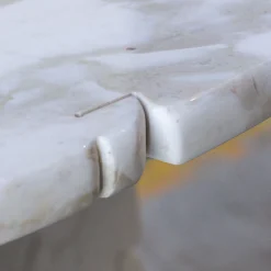 SST023 Tavolino rotondo in marmo Calacatta Oro