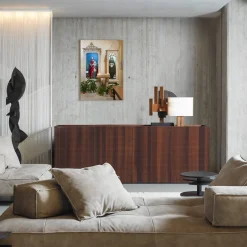 Statue di Santa Lucia e della Vergine Maria Stampa fotografica