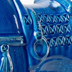 Statuetta di cavallo blu di Aldo Londi