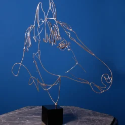 Statuetta di cavallo in bronzo