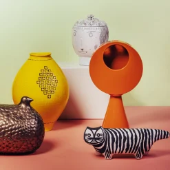 Statuetta Gallina Argento di Aldo Londi