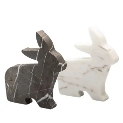 Statuetta grigia Bunny di Alessandra Grasso