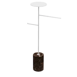 Stelo Emperador Appendiabiti e portaoggetti bianco e scuro