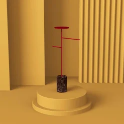 Stelo Emperador Appendiabiti e portaoggetti rosso e scuro