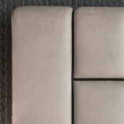 Struttura letto Pablo grigio di Dainellistudio