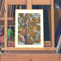 Studio per 'Esortazione' - Pittura a tempera su carta