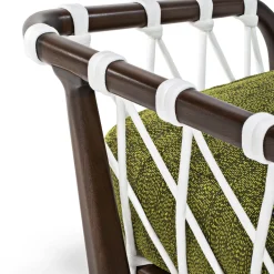 Sunset Basket Grande Barrique + Divano verde di Paola Navone