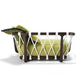 Sunset Basket Small Barrique + Divano verde di Paola Navone