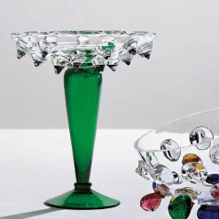 Supporto trasparente e verde Tristano di Borek Sipek