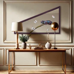 Sussurri Sfumati Pittura a olio su specchio di Giuseppe Caiafa