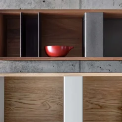 T Box Contenitore pensile in castagno di Act_Romegialli